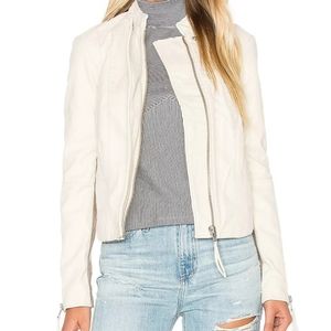 Free People Vegan Suede Leather Moto Jacket
